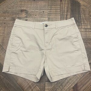 Old Navy Women's High Waist Khaki/Tan Casual Shorts